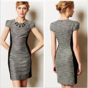 Anthropologie Moulinette Soeurs Tweed Sheath Dress. Size 6.